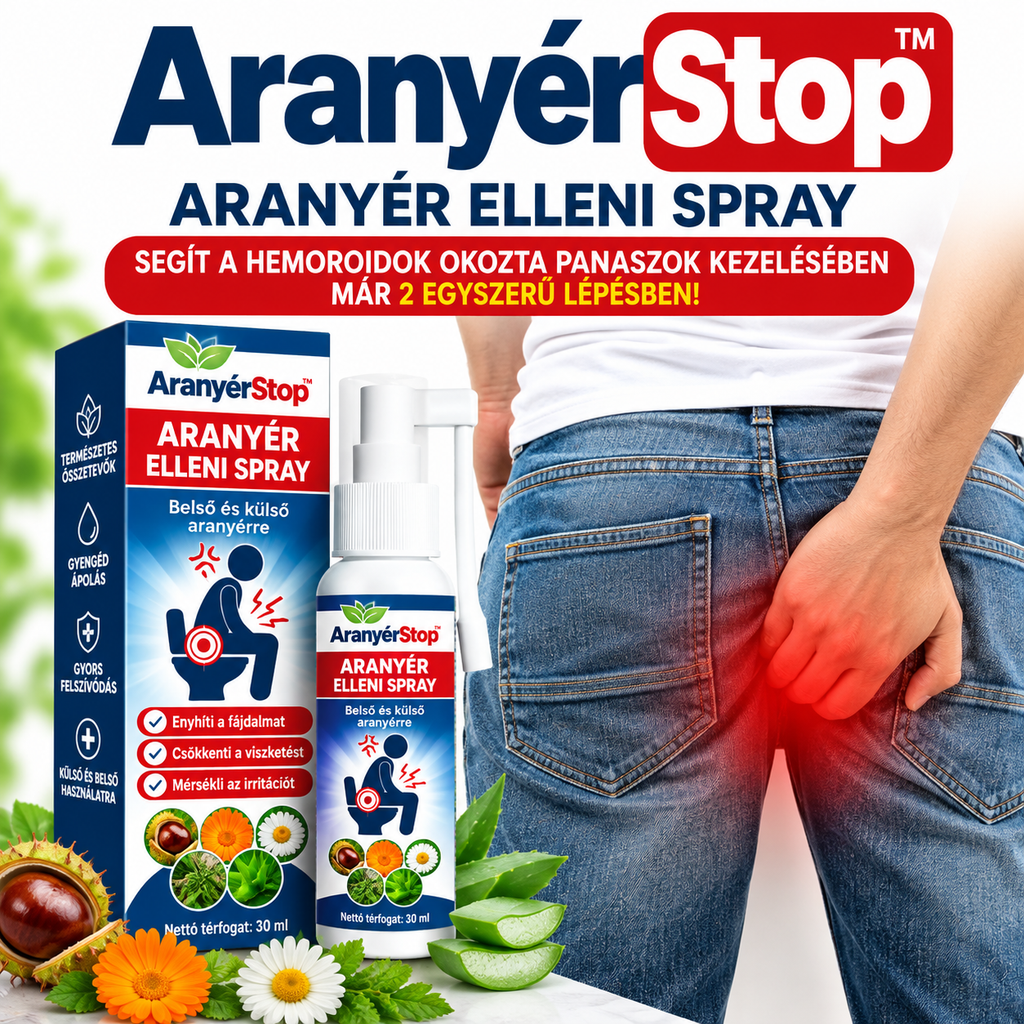 AranyérStop™ – Aranyér elleni spray