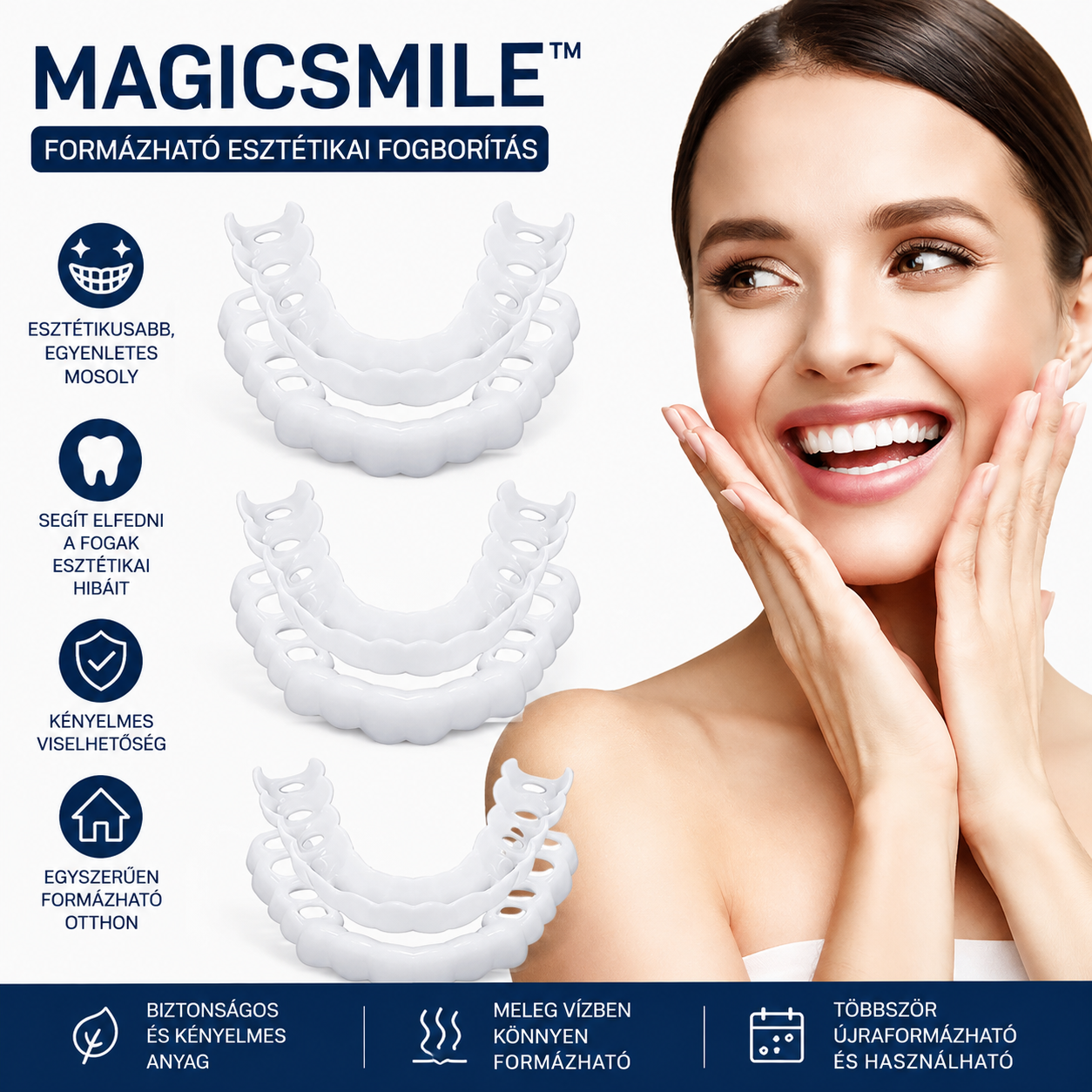 MagicSmile™ – Formázható Esztétikai Fogborítás
