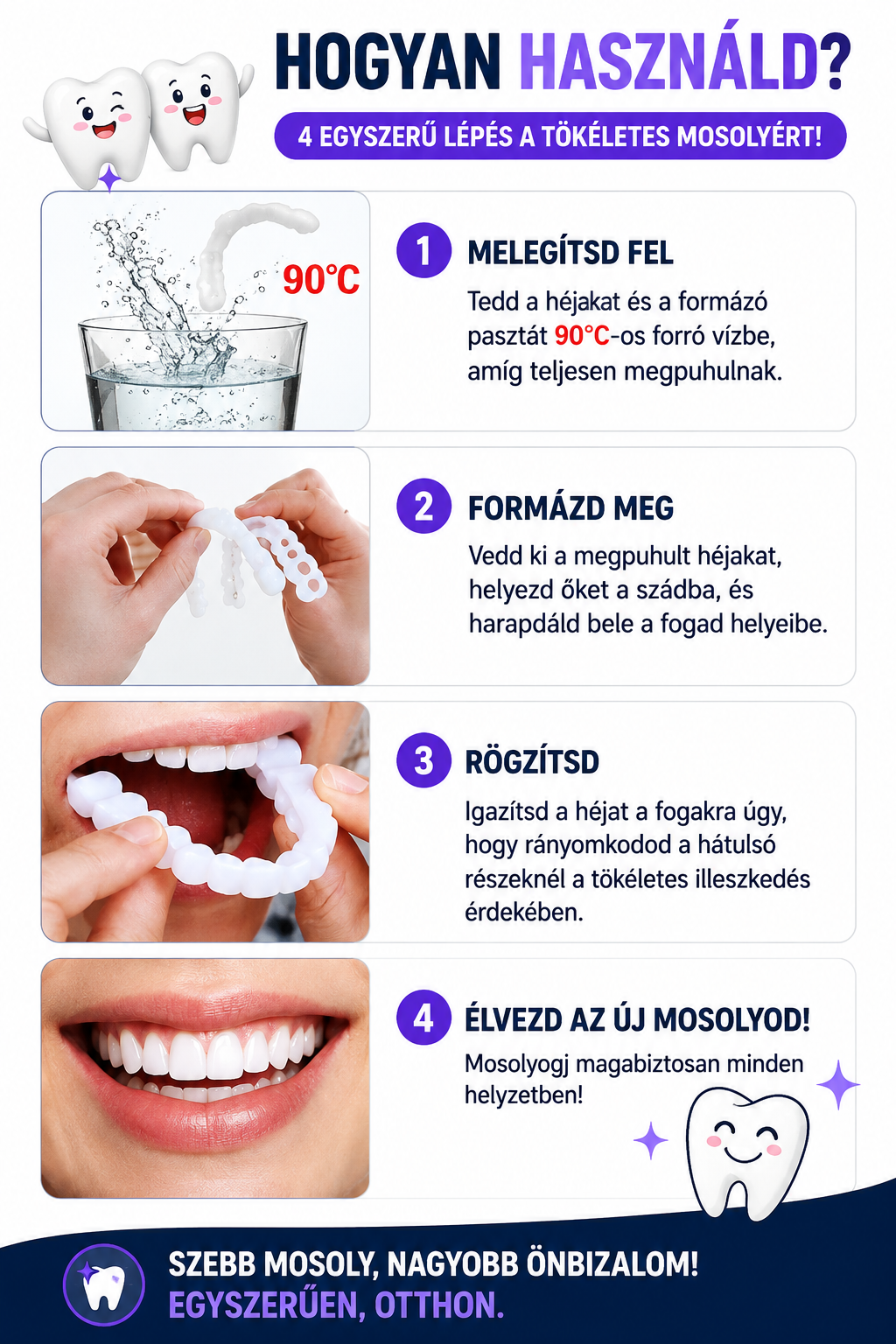 MagicSmile™ – Formázható Esztétikai Fogborítás