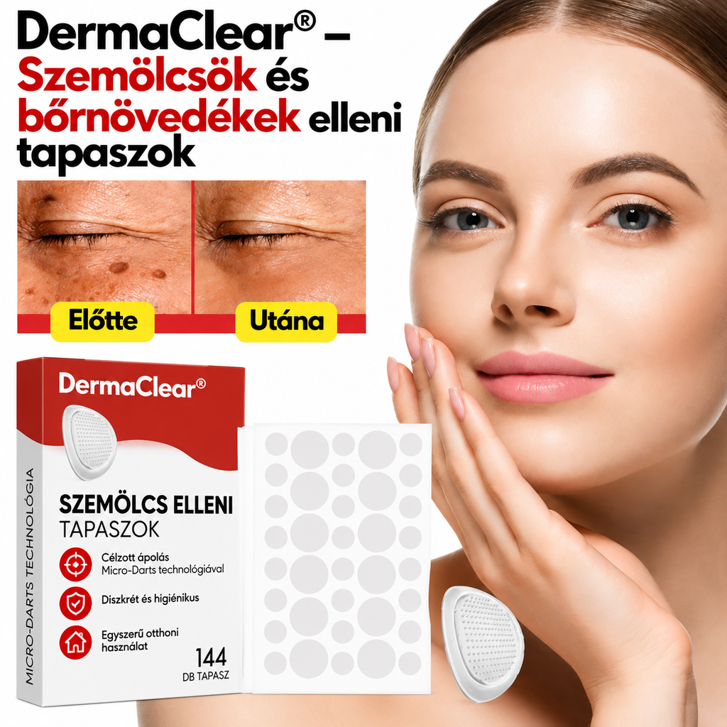 DermaClear™ – Szemölök elleni tapaszok