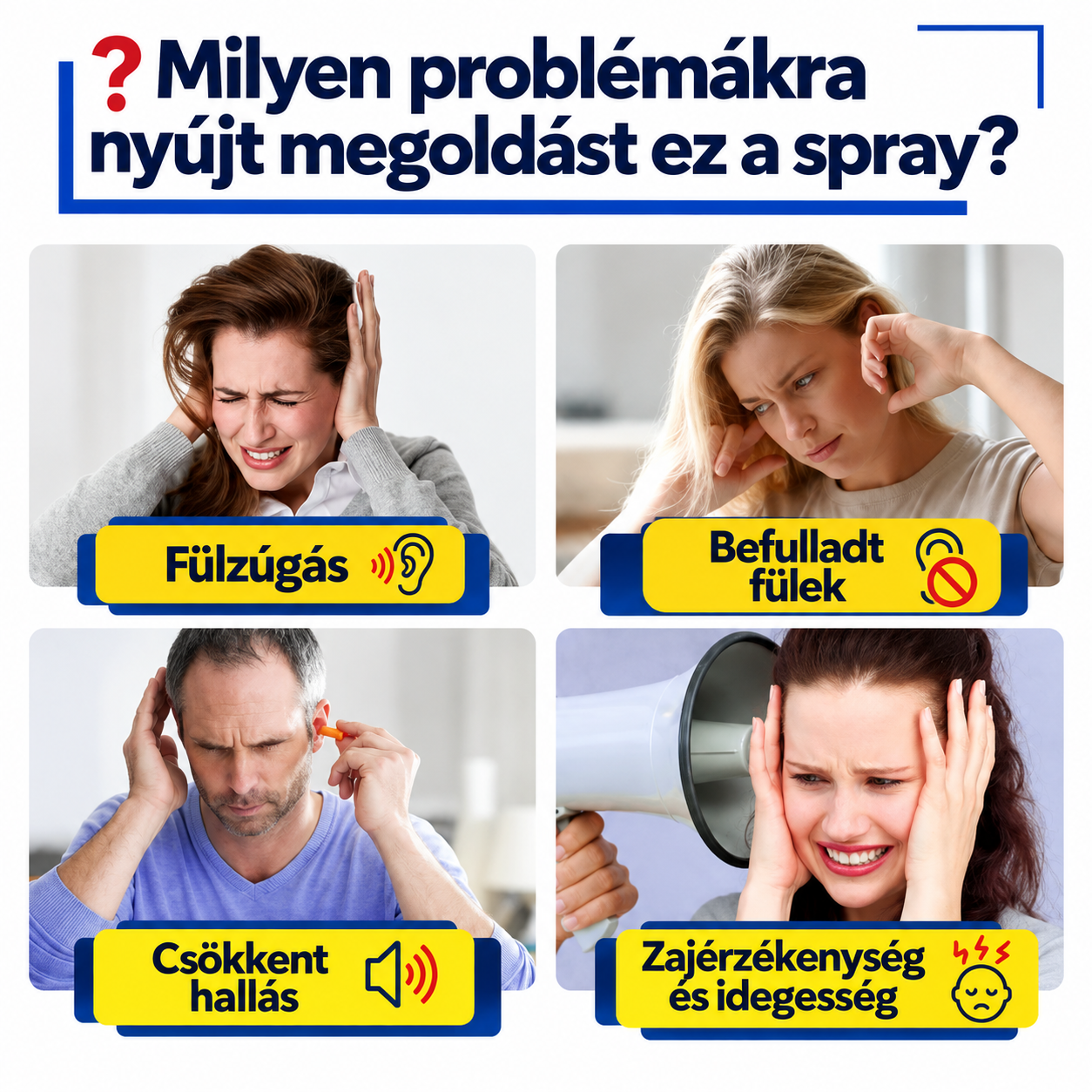 TinniStop™ – Fülzúgás elleni spray
