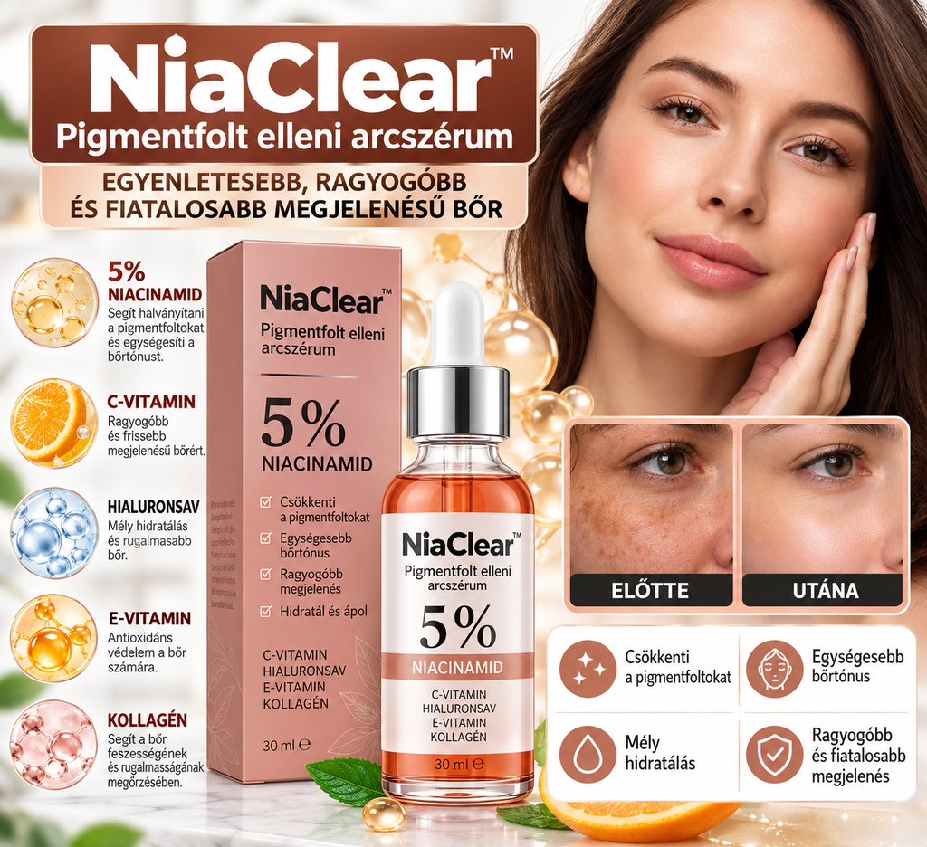 NiaClear™ – Pigmentfolt elleni arcszérum