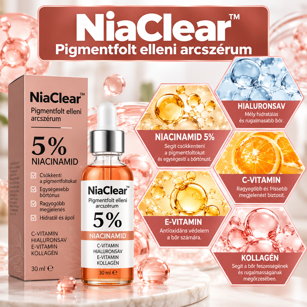 NiaClear™ – Pigmentfolt elleni arcszérum