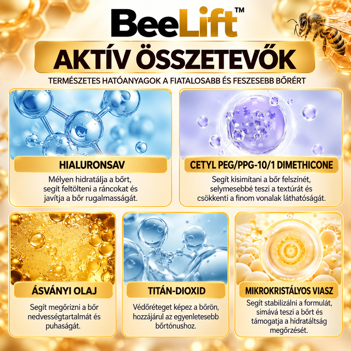 🐝 BeeLift™ – Méhmérges ránctalanító roll-on