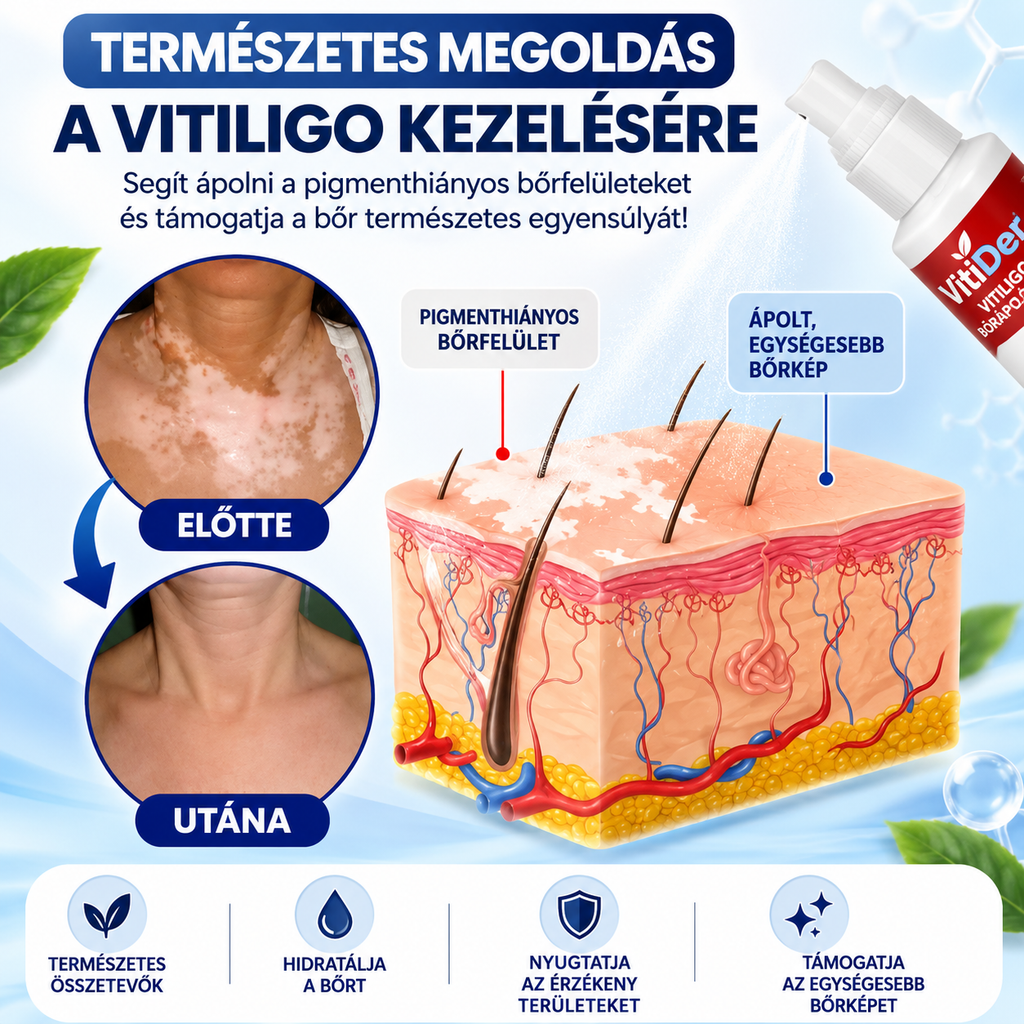 VitiDerm™ – Vitiligo bőrápoló spray