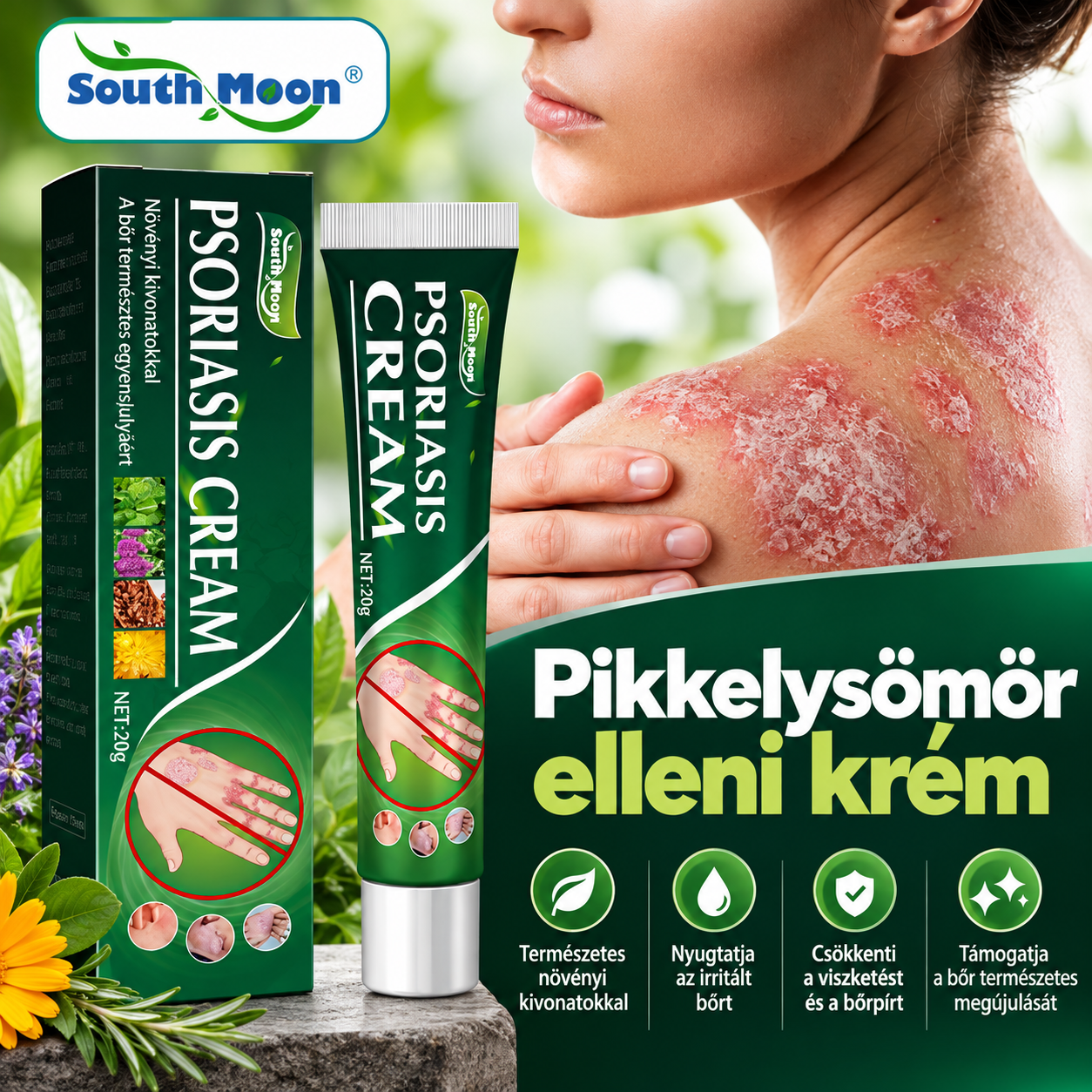 PsoriaCalm™ – Pikkelysömör elleni krém