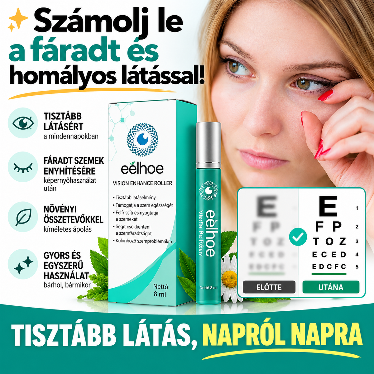 Vision Pro™ – Szemkörnyékápoló Roll-On