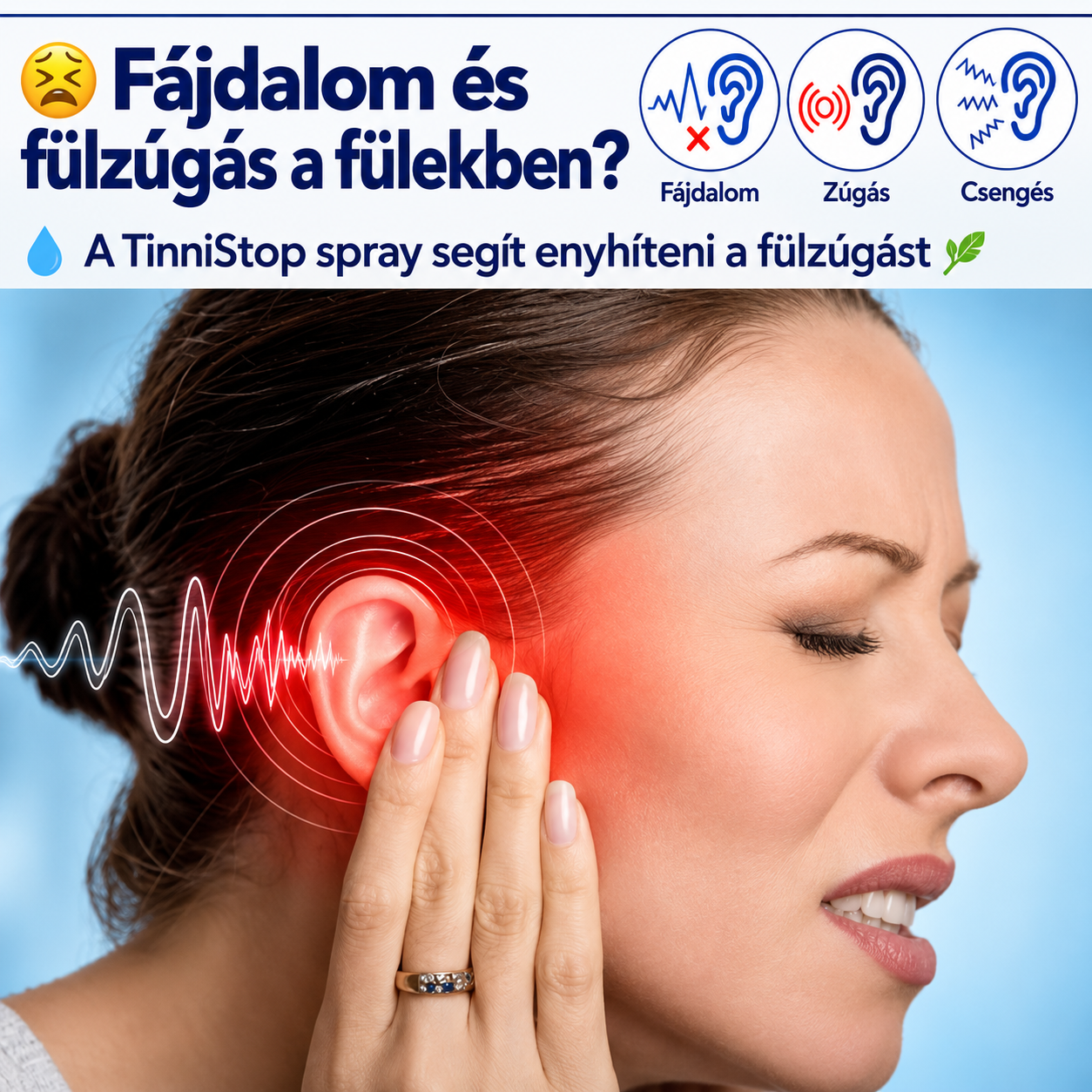 TinniStop™ – Fülzúgás elleni spray