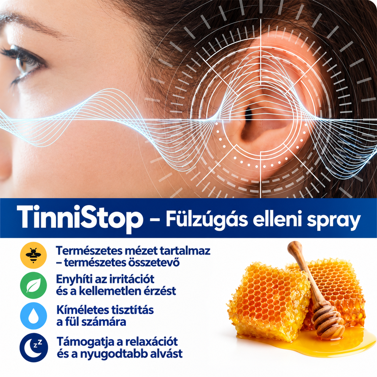 TinniStop™ – Fülzúgás elleni spray