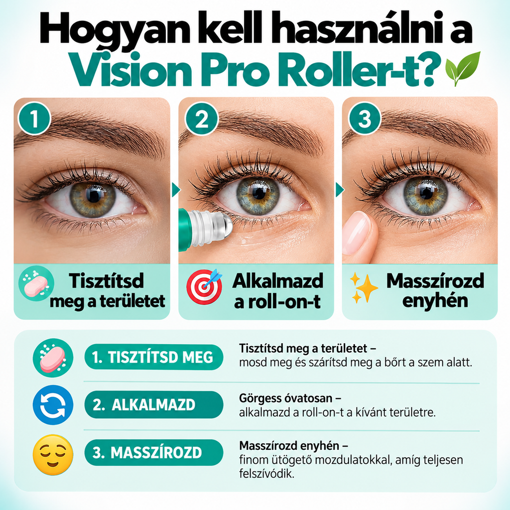 Vision Pro™ – Szemkörnyékápoló Roll-On